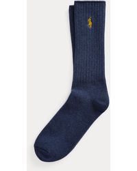 Polo Ralph Lauren Crew-Socken aus Baumwollmischung - Schwarz