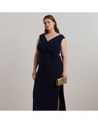 Lauren Curve - Ralph Lauren Jersey Off-the-shoulder Gown - Lyst