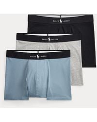 Polo Ralph Lauren - Classic Cotton-Blend Boxer 3-Pack - Lyst