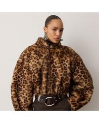 Ralph Lauren - Balvin Leopard-Print Lamb-Shearling Coat - Lyst