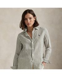 Polo Ralph Lauren - Classic Fit Gestreept Linnen Overhemd - Lyst