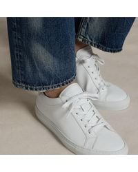 Polo Ralph Lauren - Jermain Leather Trainer - Lyst