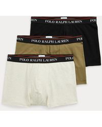 Polo Ralph Lauren Tre paia di boxer in cotone stretch - Multicolore