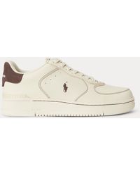Polo Ralph Lauren - Masters Court Leather Trainer - Lyst