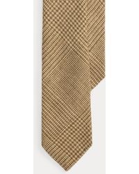 Polo Ralph Lauren - Glen Plaid Silk-Linen-Wool Tie - Lyst