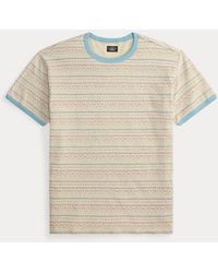 RRL - Print Jersey Ringer T-Shirt - Lyst