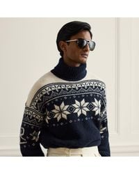 Ralph Lauren - Cashmere-Mohair Roll Neck Jumper - Lyst
