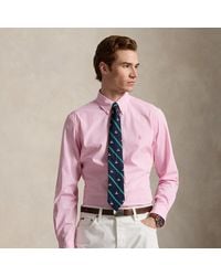 Polo Ralph Lauren - Custom Fit Striped Stretch Poplin Shirt - Lyst