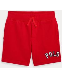 Polo Ralph Lauren - Ralph Lauren Boy's Baseball-Logo Fleece Short - Lyst