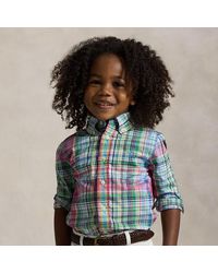 Polo Ralph Lauren - Ralph Lauren Boy's Plaid Cotton Poplin Shirt - Lyst