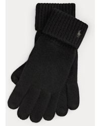 Ralph Lauren - Wool-Cashmere Touch-Screen Gloves - Lyst
