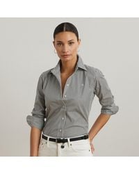 Ralph Lauren - Pflegeleichtes Baumwollhemd Mit Streifen - Lyst