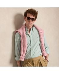 Polo Ralph Lauren - Custom Fit Striped Stretch Poplin Shirt - Lyst
