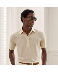 Ralph Lauren - Linen Jersey Polo Shirt - Lyst