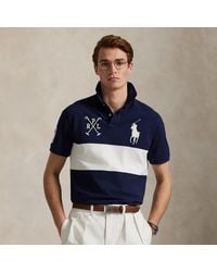 Polo Ralph Lauren - Custom Slim Mesh Polo-Shirt Met Big Pony - Lyst