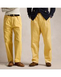 Polo Ralph Lauren - Whitman Relaxed Fit Pleated Chino Trouse - Lyst