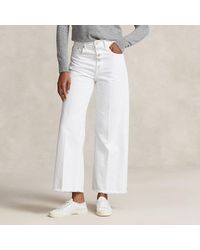 Polo Ralph Lauren - Jeans in 3/4-Länge mit hoher Leibhöhe - Lyst