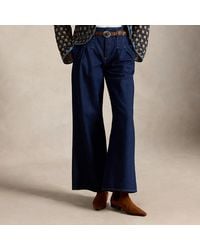 Polo Ralph Lauren - Pleated Wide-Leg Flare Jean - Lyst