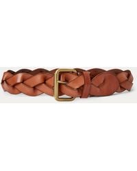 Polo Ralph Lauren - Braided Vachetta Leather Belt - Lyst