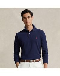 Polo Ralph Lauren - Custom-Slim-Fit Piqué-Polohemd - Lyst