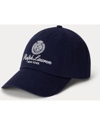 Polo Ralph Lauren - Crest-Embroidered Twill Ball Cap - Lyst