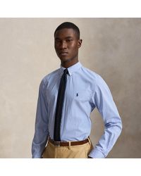 Polo Ralph Lauren - Slim Fit Striped Stretch Poplin Shirt - Lyst