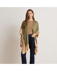 Ralph Lauren - Two-Tone Ruana - Lyst