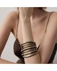 Ralph Lauren - Antiqued-Tone Orbit Cuff - Lyst