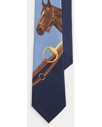 Polo Ralph Lauren - Equestrian-Print Silk Tie - Lyst