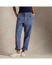 Polo Ralph Lauren - Cotton Sateen Utility Trouser - Lyst