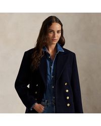 Polo Ralph Lauren - Double-Breasted Wollen Melton Blazer - Lyst