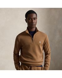Polo Ralph Lauren - Double-Knit Quarter-Zip Pullover - Lyst