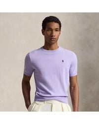 Polo Ralph Lauren - Cotton Crewneck Short-Sleeve Jumper - Lyst