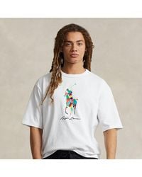 Ralph Lauren - Relaxed Fit Jersey T-shirt Met Big Pony - Lyst