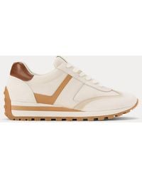 Ralph Lauren - Sneaker Dani in camoscio e pelle - Lyst