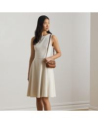 Ralph Lauren - Ponte Sleeveless Dress - Lyst