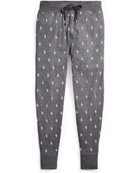 Polo Ralph Lauren Pantalon de jogging coton à poneys - Gris