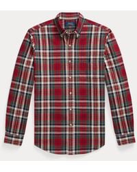 Polo Ralph Lauren - Custom Fit Plaid Brushed Oxford Shirt - Lyst