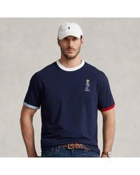 Ralph Lauren - Tallas Grandes - Camiseta de punto jersey con Polo Bear - Lyst