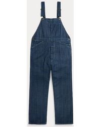 RRL - Gestreifter Twill-Overall - Lyst