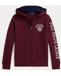 Polo Ralph Lauren - Ralph Lauren Boy's Logo Fleece Full-Zip Hoodie - Lyst