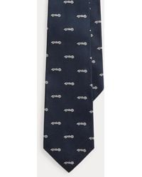 Ralph Lauren - Automobile-Patterned Silk Tie - Lyst