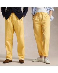 Polo Ralph Lauren - Whitman Ruimvallende Geplooide Chinobroek - Lyst
