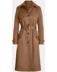 Ralph Lauren Maxi Trench Coat - Brown