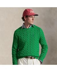 Polo Ralph Lauren - Cable-Knit Cotton Sweater - Lyst