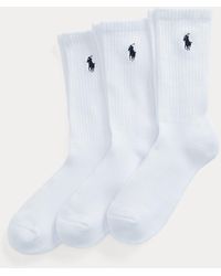 Polo Ralph Lauren - Cushioned Sport Crew Sock 3-Pack - Lyst