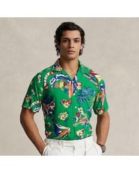 Polo Ralph Lauren - Camicia con stampa Polo Bear Classic-Fit - Lyst