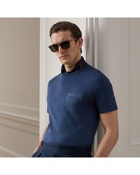 Ralph Lauren - Garment-Dyed Jersey Pocket T-Shirt - Lyst