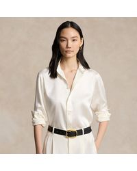 Polo Ralph Lauren - Classic Fit Silk Shirt - Lyst