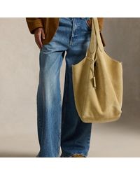 Ralph Lauren - Polo Play Suede Large Tote - Lyst